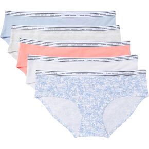 Tommy Hilfiger Women's Classic Cotton Logoband Hipster 5-Pack