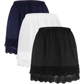 Vanrose Jan Modesty Lace Shirts Extender Extra Length See Through Slips