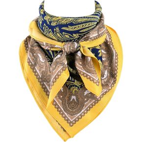 GERINLY Mens Wild Rag Polyester, Large Western Bandana 35 Inch, Fashion Cowboy Scarfs