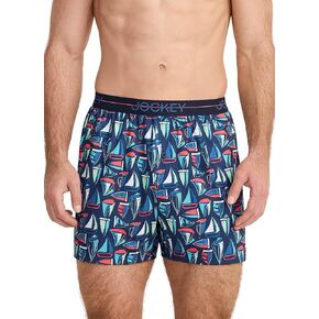 Jockey Men's Underwear Active Microfiber 4.5" Boxer