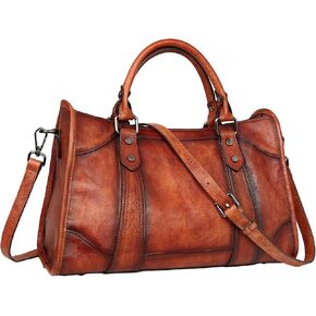 أكياس Iswee Satchel للنساء حقيبة كتف حقيقية للكتف اليدوية
