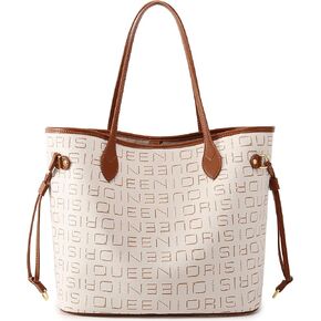 Queenoris Tote Bag for Women, Designer Fashion Purses Top Handle Satchel Large Capacity Classic Shoulder Bags in Kuwait
