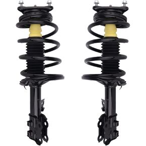Autoround Front Complete Shock Absorber 172306 172305 Compatible with Hyundai Elantra 2007 2008 2009 2010, Left & Right Struts with Coil Spring Assembly