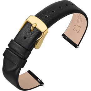 Annefit Watch Bands for Men Women ، حزام مراقبة جلود من الحبوب العليا مع إصدار سريع ، عرض الفرقة 12 مم 13 مم 14 مم 16 مم 18 مم 20 مم 22 مم