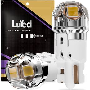 LUYED 194 168 LED LED INTRIOR LIGHT LIMBLB XENON WHITE SUPR BRIGHT 12-24V 5-SMD 3020 CHIPEST CANBUS ERROR FREE W5W 2825 LED LED for Dome MAP DOOR LIGHTSY LIGHTSY ، Pack of 2