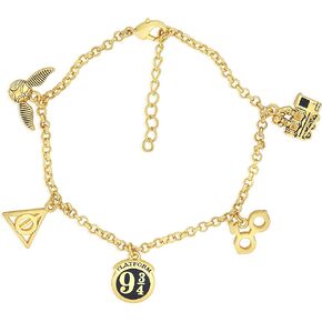 Harry Potter Womens Charm Bracelet - 7-inch Bracelet Charms Jewelry