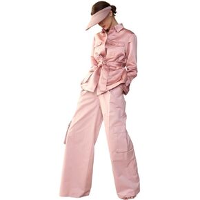 Cynthia Rowley Satin Safari Jacket