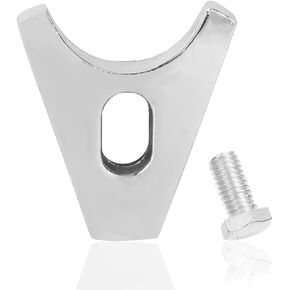 1 PC Car Engine Distributor Clamp Kit, High Hardness Metal SBC BBC Distributor Clamp Bracket with Adapter Bolts, Modified Replacement Repair Parts, Compatible with Chevrolet Chevy (Silver)