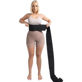 Waist Trainer Bandage Wrap Snatch Me Up Body Shaper Tummy Control for Women Black
