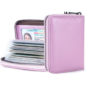 حامل بطاقة الائتمان المصنوعة من الجلد الأصلي محفظة RFID حظر بطاقة آمنة CASE ID CASE CASE SHIPPER WALLET