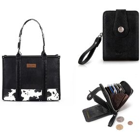 Wrangler Tote Bag with Credit Wallet Rfid Credit Card Holder for Women