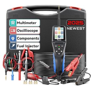 VDIAGTOOL V500 طقم اختبار مسبار دائرة الطاقة ، اختبار الدائرة الكهربائية 9-30 فولت ، اختبار الدائرة القصير/المفتوح ، اختبار الذبذبات/المقاييس/الحاقن/التتابع ، مكون/فتيل/مقطورة/AC/DC