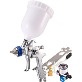 Dynastus 22 أوقية. HVLP Air Pray Gun Paint Auto Car Paint ، فوهة 1.7 ملم ، مع مرشح ومنظم هواء