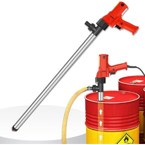 110V Electric Fuel Transfer Pump-High Power 1980W Multi-Functional Liquid Transfer Pump Includes 91CM stainless steel tube + 2M steel wire hose for Diesel,Lubricants,Water,Slightly viscous liquid