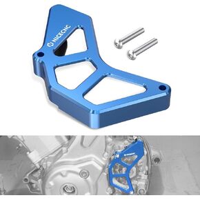 Sprocket Cover Guard Chain Guide Compatible with Yamaha Raptor 700 YFM700 2013 2015 2016 2017-2024, Raptor 700R YFM700R 2009 2010 2011 2012 2013 2015-2024 Blue,Replacement for 1S3-15421-00-00