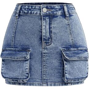 Gorglitter Girl's Mini Denim Chaim Zipper Fly Righ
