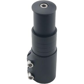 Black Universal Adjustable Bicycle Handlebar Riser Head Adapter Fork Bar Extender Riding Part Standpipes