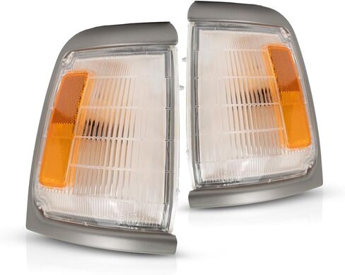 For 1989-1991 Toyota Pickup DLX/SR5 Parking/Cornering Lights Driver and Passenger Side Pair 2WD w/Painted For TO2520121 in Saudi Arabia
