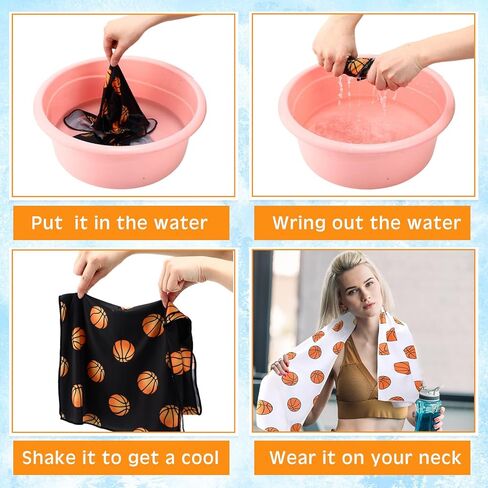 12 Pcs Cooling Towel 40 x 12 Inch Baseball Ice Towel Microfiber Football Towel Volleyball Towel Soccer Towel Softball Towel Fast Drying Towel for Gift Women Men in Kuwait