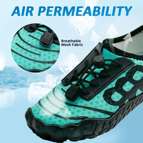 Kids Water Shoes Boys Girls Quick Dry Wide Barefoot Aqua Sneakers Breathable Beach Swim Shoes for Hiking Diving Boating Outdoor Water Sports in Saudi Arabia