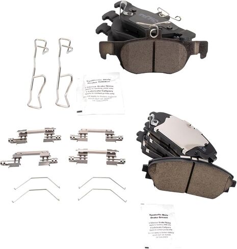 TRQ Brake Pads Ceramic Compatible with 2020-2021 Mazda CX-30 in Saudi Arabia