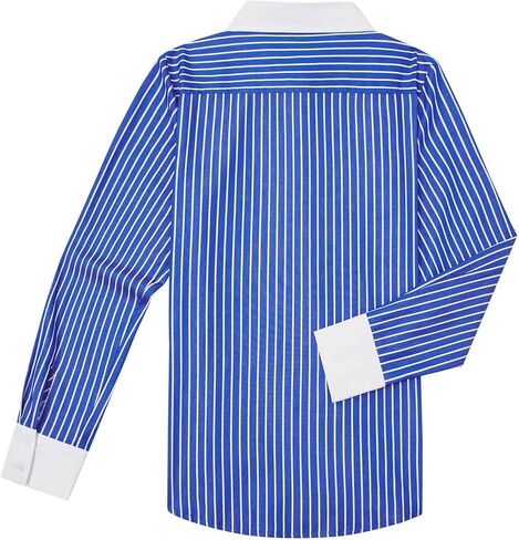 سيليتيلون ووتن كوتون زر أسفل قمصان فستان مخطط قمصان الفستان in Kuwait