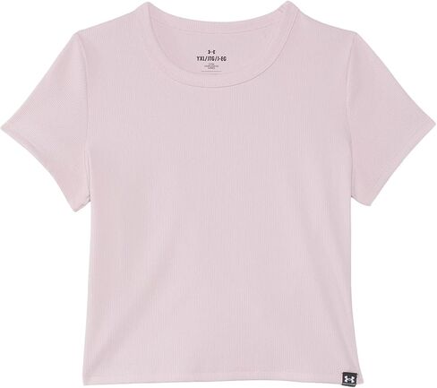Under Armour Girls' Rival Ribbed Sleeve T-Shirt (Big Kid) in Kuwait
