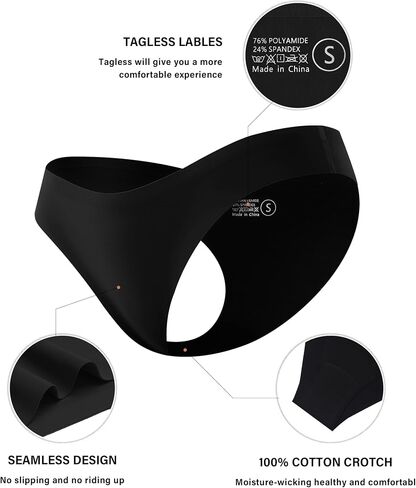 Women Bikini Panties No Show Seamless Underwear Comfortable Briefs Undies for Women Breathable Ladies Hipster Panties in Saudi Arabia