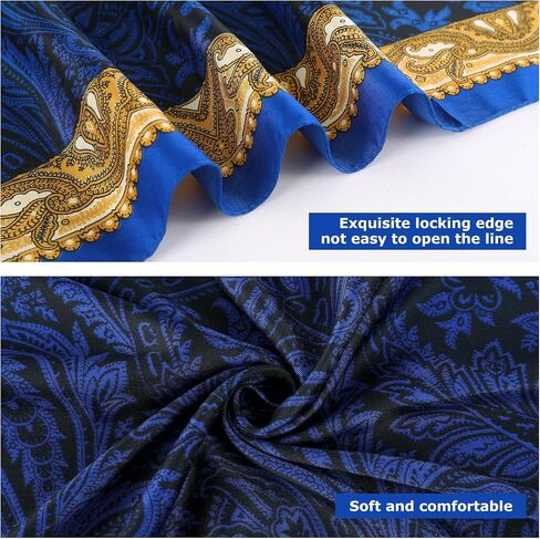 GERINLY Mens Wild Rag Polyester, Large Western Bandana 35 Inch, Fashion Cowboy Scarfs in Saudi Arabia