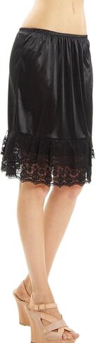 MELODY Double Lace Half Slip Satin Skirt Extender- 21" length in Kuwait