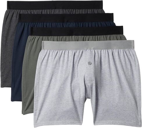 Pact Men's Knit Boxer 4-Pack in Saudi Arabia