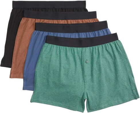 Pact Men's Knit Boxer 4-Pack in Saudi Arabia