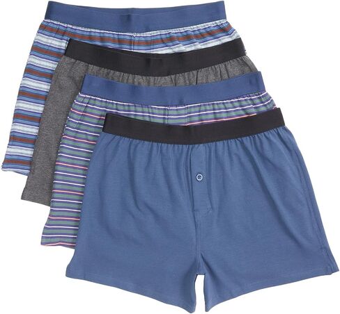 Pact Men's Knit Boxer 4-Pack in Saudi Arabia