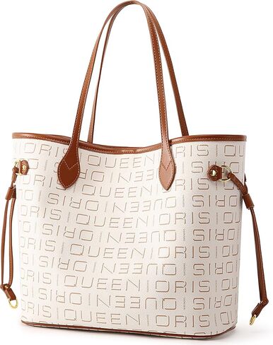 Queenoris Tote Bag for Women, Designer Fashion Purses Top Handle Satchel Large Capacity Classic Shoulder Bags in Kuwait