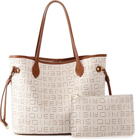 Queenoris Tote Bag for Women, Designer Fashion Purses Top Handle Satchel Large Capacity Classic Shoulder Bags in Kuwait