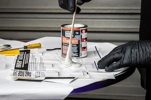 Evercoat Body Shop 105035 Pro-Grade Glazing Putty for Filling Minor Dings, Scratches and Low Spots in Aluminum, Fiberglass & More, Easy Mix Hardener Included 13 Fl Oz. in Saudi Arabia