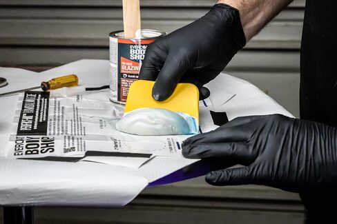 Evercoat Body Shop 105035 Pro-Grade Glazing Putty for Filling Minor Dings, Scratches and Low Spots in Aluminum, Fiberglass & More, Easy Mix Hardener Included 13 Fl Oz. in Saudi Arabia