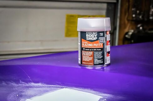Evercoat Body Shop 105035 Pro-Grade Glazing Putty for Filling Minor Dings, Scratches and Low Spots in Aluminum, Fiberglass & More, Easy Mix Hardener Included 13 Fl Oz. in Saudi Arabia