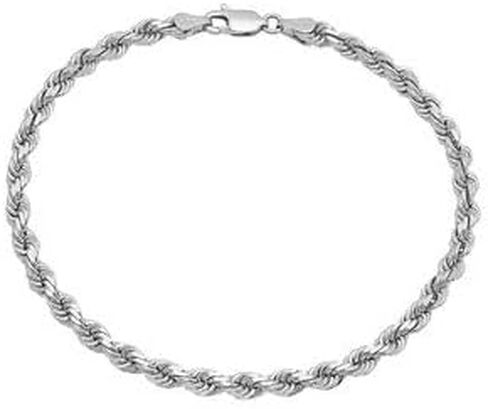 سوار حبل GLD Shop - أحجام 2 مم/4 مم/6 مم - 6/7/8/9 بوصة - الذهب/الذهب الأبيض - للجنسين in Kuwait