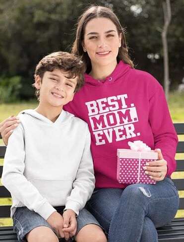Tstars Best Mom Ever Hoodie Gifts for Wife New Mothers Moms Gift from Daughter Son Mother's Day Hoodies for Women in Saudi Arabia