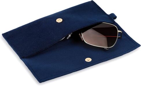 Soft Eyeglass Bag for Men Women Sunglasses Pouch Portable Dutch Velvet Cloth Eyewear Case in Kuwait