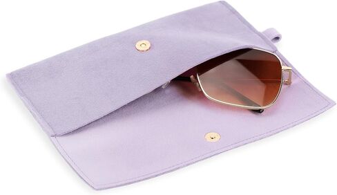 Soft Eyeglass Bag for Men Women Sunglasses Pouch Portable Dutch Velvet Cloth Eyewear Case in Kuwait