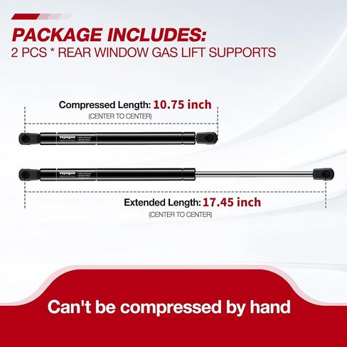 64212 Rear Window Glass Gas Lift Supports Springs Struts arm Shocks for Ford-Excursion 2000-2005 1.5" Higher Than OEM, 013960, Set of 2 Vepagoo in Kuwait