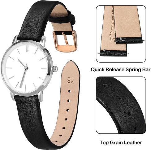 ANNEFIT Watch Bands for Men Women, Top Grain Leather Watch Strap with Quick Release, Band Width 12mm 13mm 14mm 16mm 18mm 20mm 22mm in Saudi Arabia
