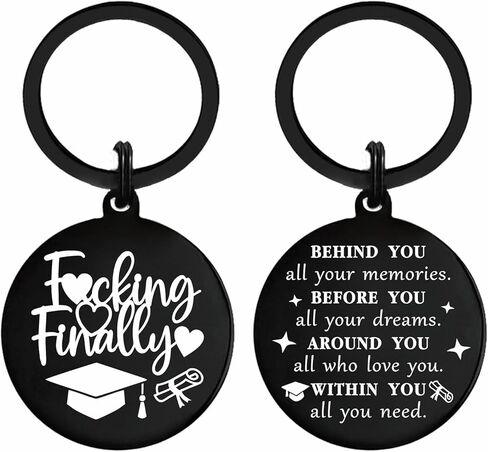 Gezxin Graduation Gifts Class of 2025 Graduate Keychain Gift for Him Her from 8th 5th Grade Masters High Middle School in Kuwait