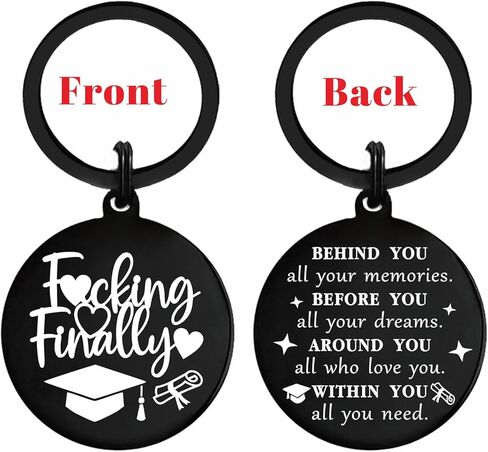 Gezxin Graduation Gifts Class of 2025 Graduate Keychain Gift for Him Her from 8th 5th Grade Masters High Middle School in Kuwait