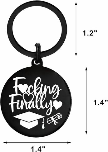 Gezxin Graduation Gifts Class of 2025 Graduate Keychain Gift for Him Her from 8th 5th Grade Masters High Middle School in Kuwait