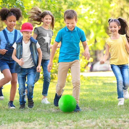 مجموعة Fancemot Kickball مع قواعد وكرة - كرة كيك مقاس 8.5 بوصة، وقواعد رمي مطاطية، ومخاريط تدريب رياضية، ومضخة مقاس 12 بوصة ولوحة نتائج مقاس 14 بوصة - مثالية للأطفال والكبار - لعبة الملعب والفناء الخلفي in Saudi Arabia
