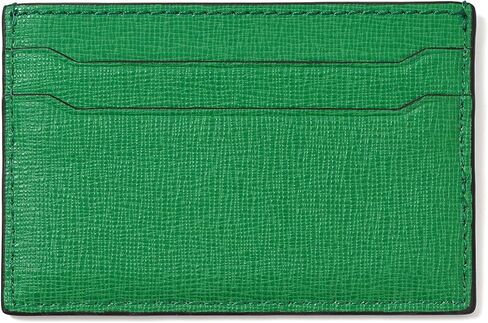 Cockatoo Saffiano Leather Card Holder - Minimalist Credit Card Wallet - Slim Front Pocket Wallet Card Case for Mens and Womens (Gray) in Saudi Arabia