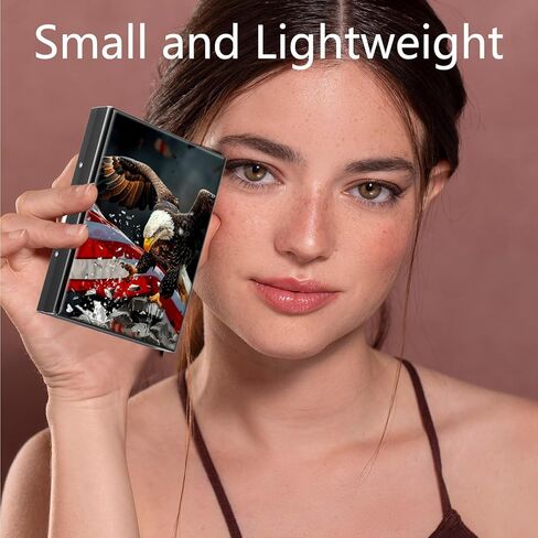 محفظة معدنية ، حامل بطاقة الائتمان للنساء الرجال ، رفيع النحيف المصغرة من الألومنيوم محفظة RFID حامل بطاقة Hard CAST in Kuwait